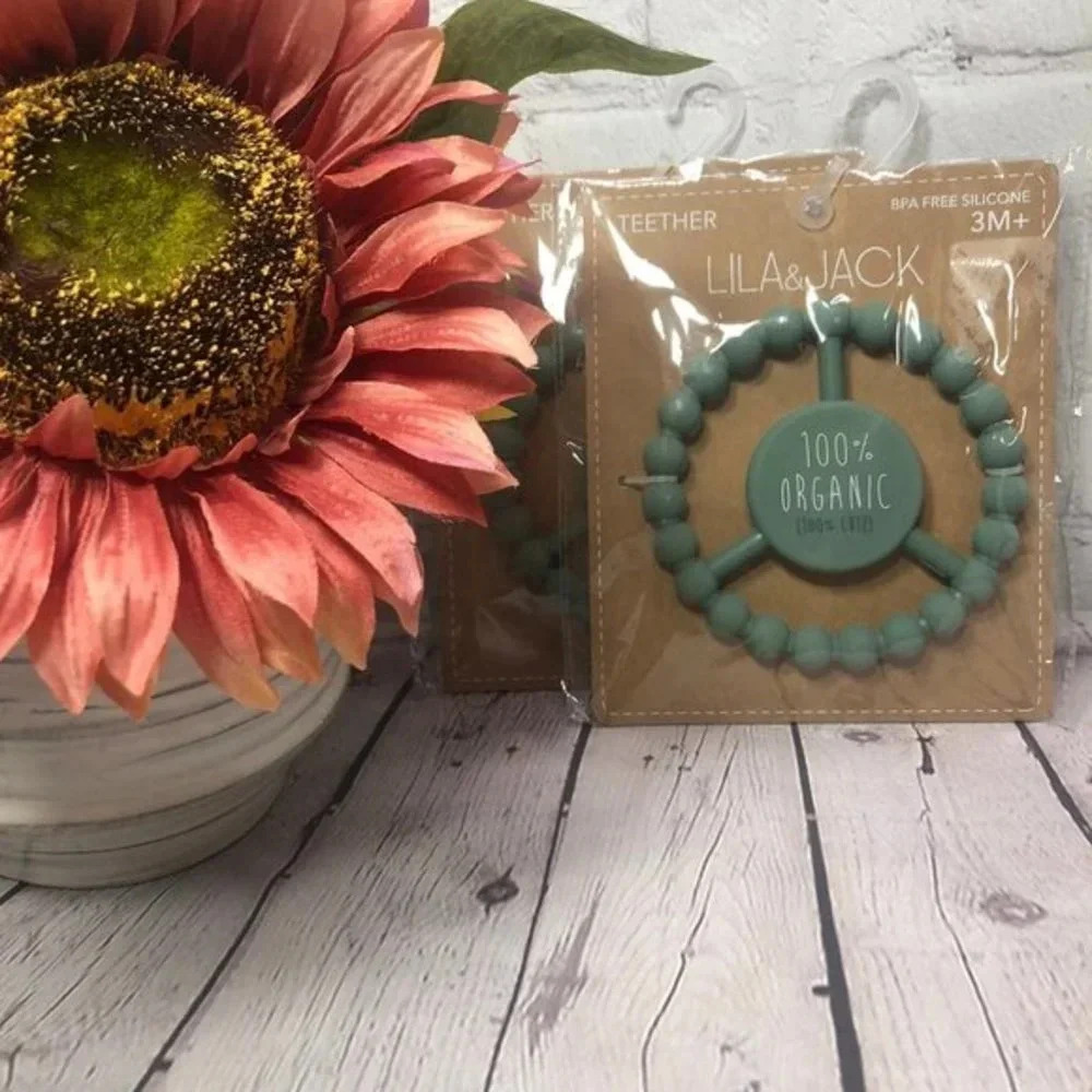 Lila & Jack Silicon Teether